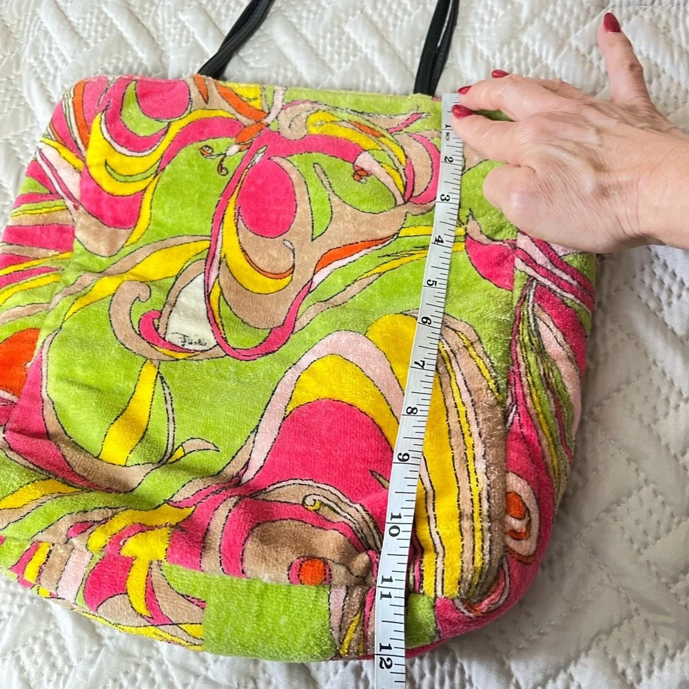 Emilio Pucci Vintage terry cloth hand bag - Picture 15 of 17